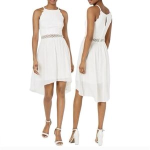 BCX Juniors Lace Hi-Low Fit & Flare Dress Size 3